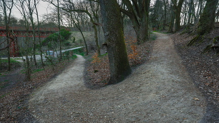 Skovsti til Gudenå kanal under Den Genfundne Bro