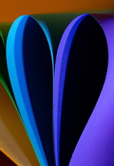 Papir belyst af flere lamper