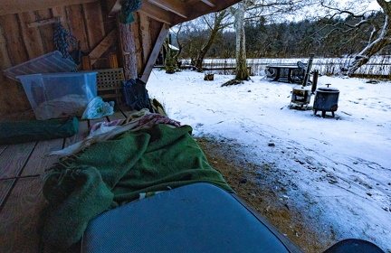 Kong Vinter. Beskyttende shelter